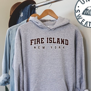 Fire Island New York NY Trip Vacation Gifts, Hoodie, Funny Jumper, Hooded Sweatshirt, Him Her, Unisex Sweater Shirt