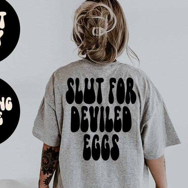 Deviled Eggs BACK PRINT Shirt, Gifts, Tshirt, Tees, T-Shirt, Unisex, Funny