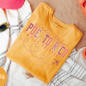 Puerto Rico Shirt, Girls Trip Tshirts, Girls Trip Favors Shirts, Vacation T Shirt, Matching Group Tshirt, Friends Trip, Tee for Women
