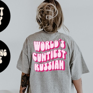 Russian Russia BACK PRINT Shirt, Gifts, Tshirt, Tees, T-Shirt, Unisex, Funny