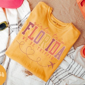 フロリダ シャツ、女子旅行 T シャツ、女子旅行記念品シャツ、バケーション T シャツ、マッチング グループ T シャツ、友達旅行、女性用 T シャツ