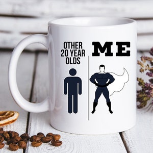 20th Birthday Gifts, 20th Birthday Coffee Mug, 20th Birthday Cup, 20th Birthday Gifts for Men and Women