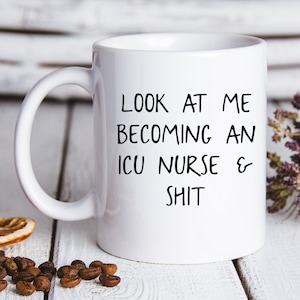 Icu Nurse Gifts, Icu Nurse Coffee Mug, Icu Nurse Cup, Icu Nurse Birthday Gifts for Men and Women image 1