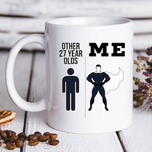 27th Birthday Gifts, 27th Birthday Coffee Mug, 27th Birthday Cup, 27th Birthday Gifts for Men and Women