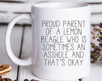 Lemon Beagle Gifts, Lemon Beagle Coffee Mug, Lemon Beagle Cup, Lemon Beagle Birthday Gifts for Men and Women