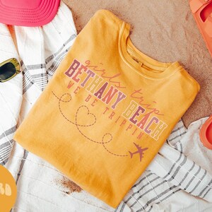 ベサニービーチデラウェアシャツ、ガールズトリップTシャツ、ガールズトリップフェイバーシャツ、バケーションTシャツ、マッチンググループTシャツ、フレンズトリップ、Tシャツ