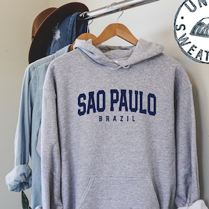 Sao Paulo Brazil Gifts, Hoodie, Funny Jumper, Hooded Sweatshirt, Him Her, Unisex Sweater Shirt