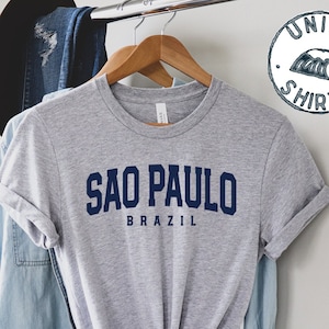 Sao Paulo Brazil Shirt, Gifts, Funny Tee, Tshirt, Men Women, Him Her