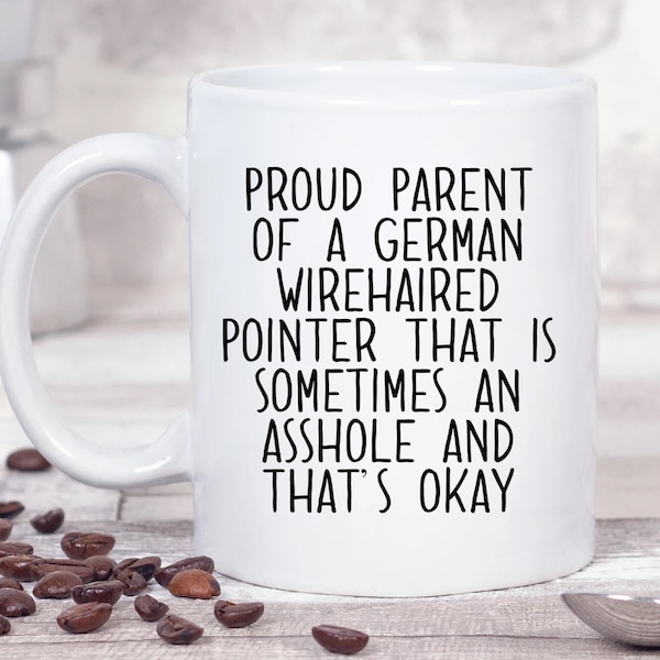 German Wirehaired Pointer Gifts, German Wirehaired Pointer Coffee Mug, German Wirehaired Pointer Cup, Birthday Gifts for Men and Women