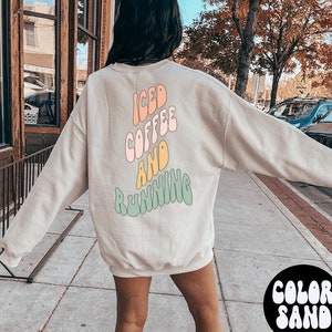 Running Runner BACK PRINT Sweatshirt, Geschenken, Grappig Trui Shirt, Jumper, Mannen Vrouwen, Hem Haar