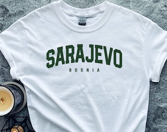 Maglietta Sarajevo Bosnia, regali, maglietta, t-shirt, maglietta, unisex, divertente