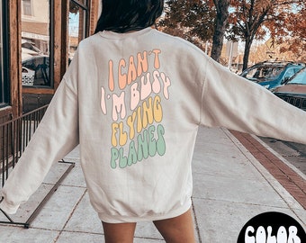 Pilot Aviation Graduation BACK PRINT Sweatshirt, Gifts, Funny Sweater Shirt, Jumper, Men Women, Him Her