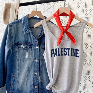 Palestine Tank Top, Gifts, Sleeveless Shirt, Unisex, Men, Women