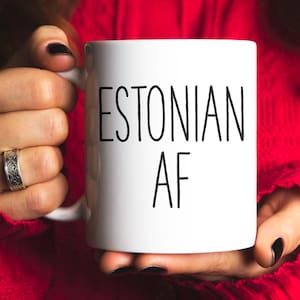 ESTONIAN GIFTS Estonia Coffee Mug Tumbler Cup