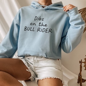 Bull Rider Cowboy Rodeo Riding Wife Girlfriend Husband Boyfriend Hoodie, Funny Hooded Sweatshirt, Birthday Gifts for Men and Women