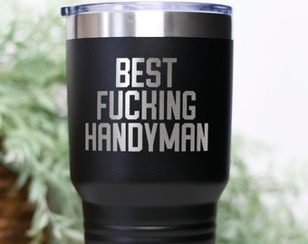 Gobelet bricoleur menuisier, cadeaux rigolos, amateur de vin, tasse à café de voyage, cadeau d'anniversaire, pour homme et femme