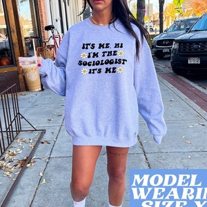 Socioloog sociologie afstuderen sweatshirt, geschenken, grappige trui shirt, trui, mannen vrouwen, hem haar