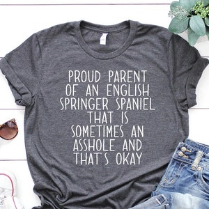 English Springer Spaniel Gifts, English Springer Spaniel Shirt, English Springer Spaniel Tshirt, Birthday Gifts for Men and Women