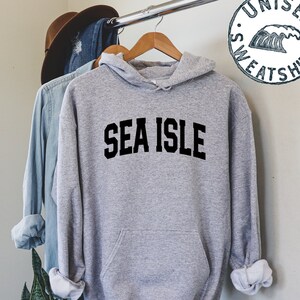 Ladies French Terry Zip-Up Hoodie — Sea Isle Seagull Tee