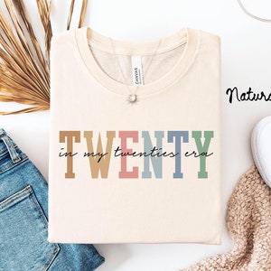 20th Birthday Shirt, 20th Birthday Gifts, In My Twenties Era, Birthday Tshirt, Birthday Girl Tee, Shirts