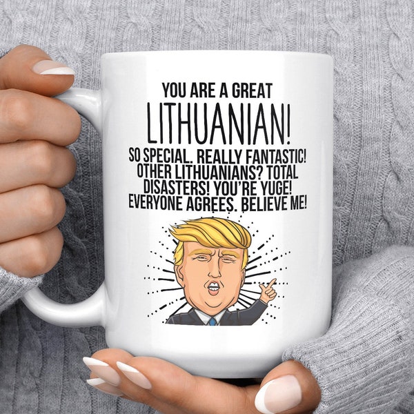 LITHUANIA COFFEE MUG Funny Lithuanian Gifts Tumbler Cup