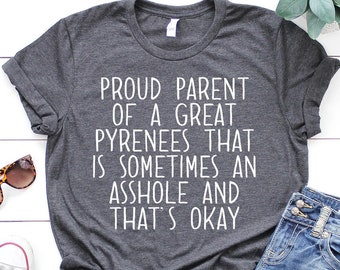 Cadeaus Grote Pyreneeën, shirt Grote Pyreneeën, shirt Grote Pyreneeën, T-shirt Grote Pyreneeën, verjaardagscadeaus Grote Pyreneeën voor mannen en vrouwen
