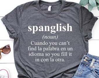 Camiseta Espanhola, Camiseta Mexicana, Camiseta para Professor de Espanhol, Camiseta Porto Rico, Presente Venezuelano, Camiseta Colombiana, Camiseta Costa Rica