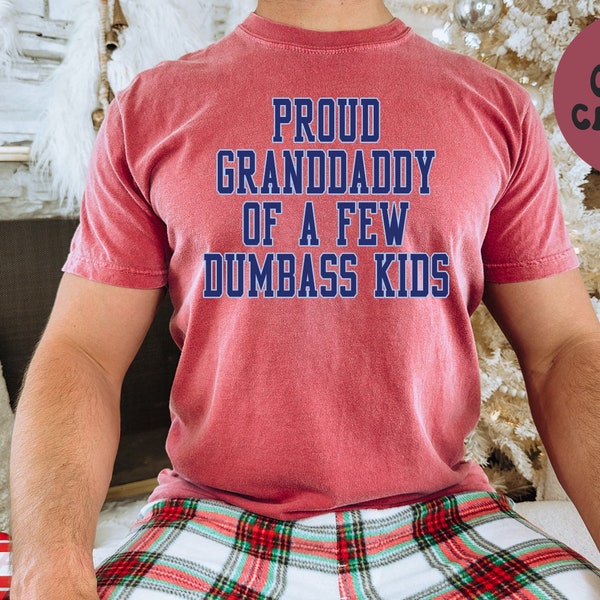 Granddaddy New Grandpa Fathers Day Grandfather Shirt, Gifts, COMFORT COLORS, Tshirt, Crew Neck Tee, Crewneck, Short Sleeve, Men Women