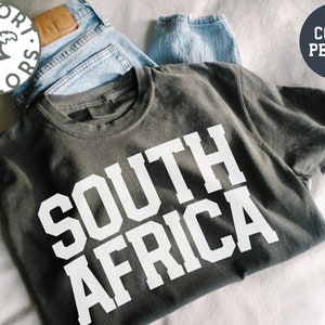 Sudafrica Maglietta locale sudafricana che si trasferisce, regali, colori comodi, maglietta, maglietta, unisex, per lui e per lei