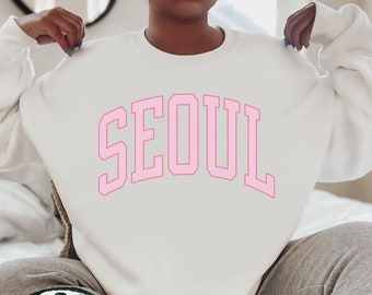 Seoul South Korea Sweatshirt, Gifts, Funny Sweater Shirt, Jumper, Men Women, Him Her