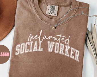 Black Social Worker Shirt, Black Social Worker Gifts, Black History Month Tshirt, Graduation Tee, Women
