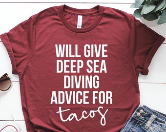 Scuba Diver T-Shirt Personalised Add Name Great Gift Bespoke Aqua Deep Sea Diver