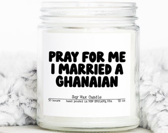 Vela divertida para aniversario de boda en Ghana, regalo para esposos y esposas, ideal para inauguración de casa. Cera de soja, aromática, decoración.
