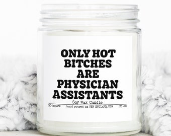 Physician assistant PA Graduation Gifts, Funny Candle, Housewarming, Soy Wax, Scented, Decor