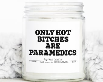 Paramedic Graduation Gifts, Funny Candle, Housewarming, Soy Wax, Scented, Decor