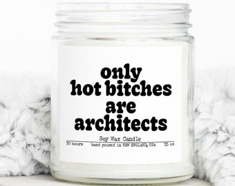 Architecture Architect Graduation Gifts, Funny Candle, Housewarming, Soy Wax, Scented, Decor