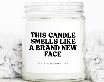 New Facelift Face Surgery Recovery Gifts, Funny Candle, Housewarming, Soy Wax, Scented, Decor