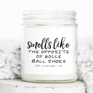 Bocce ball Gifts, Funny Candle, Housewarming, Soy Wax, Scented, Decor