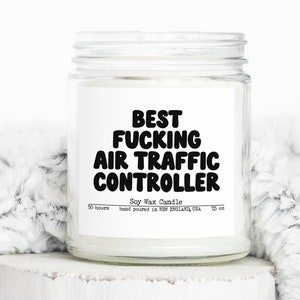 Air traffic controller Graduation Gifts, Funny Candle, Housewarming, Soy Wax, Scented, Decor