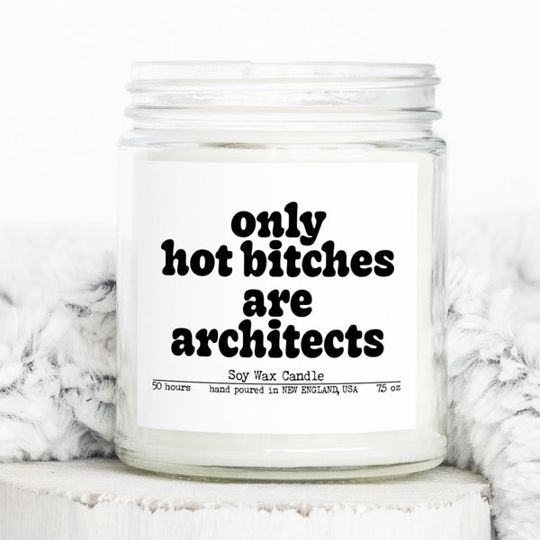 Architecture Architect Graduation Gifts, Funny Candle, Housewarming, Soy Wax, Scented, Decor
