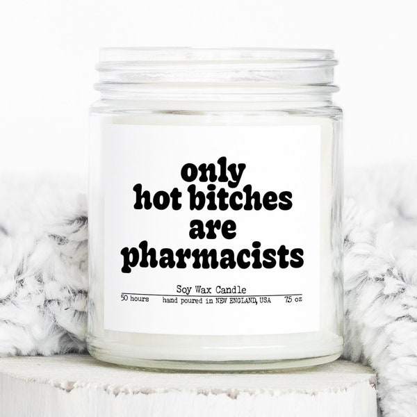 Pharmacy Pharmacist Graduation Gifts, Funny Candle, Housewarming, Soy Wax, Scented, Decor