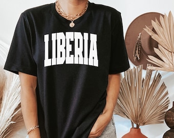 Liberia Moving Away Shirt, Funny Tee, T-shirt, Birthday Gifts for Men and Women