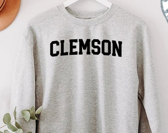 grey clemson sweatshirt