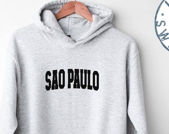 Sao Paulo Brazil Crewneck  College Style Sweatshirt  Vintage Inspired Sweater Sao Paulo Sweatshirt