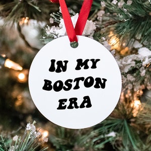 Boston Moving Away Gifts, Ornament, Round, Christmas, Stocking Stuffer