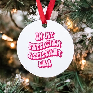 Physician Assistant PA Gifts, Ornament, Round, Christmas, Stocking Stuffer