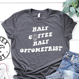 検眼士 検眼卒業シャツ、ギフト、面白いTシャツ、Tシャツ、男性、女性、彼、彼女