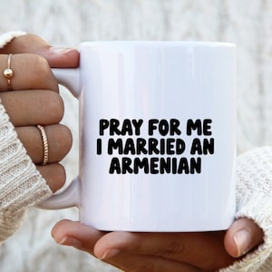 Armenian Armenia Wedding Anniversary Wife Husband Mug, Gifts, Funny Coffee Cup, Men Women, Him Her