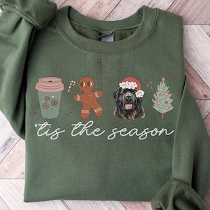 Newfoundland Dog Mom Christmas Sweatshirt, Newfoundland Christmas Gifts, Newfoundland Christmas Crewneck, Sweater Shirt, Women