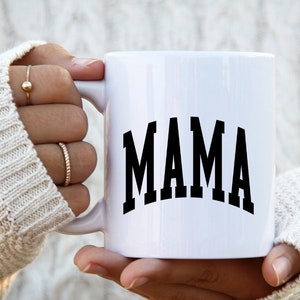 Carta do time do colégio do dia das mães da mamãe caneca simples fofa, presentes, xícara de café engraçada, homens mulheres, ele ela